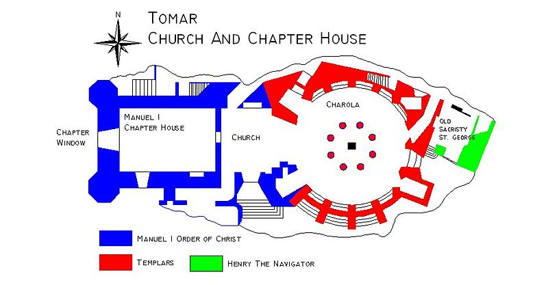 Convent of the Order of Christ Map